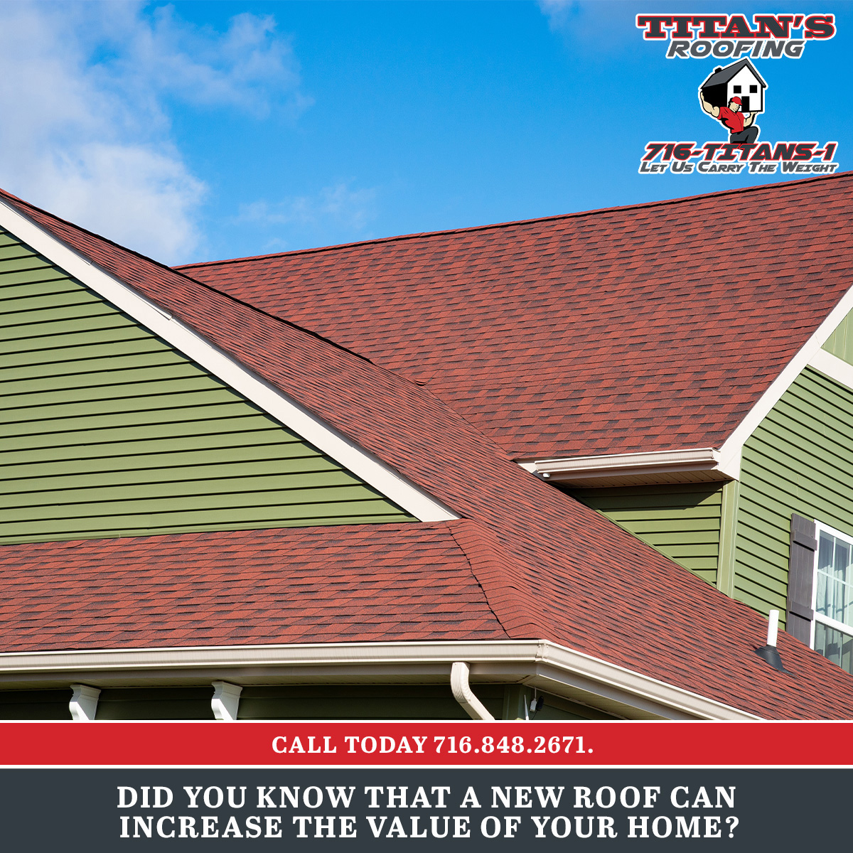 Read more about the article Did you know that a new roof can increase the value of your home?